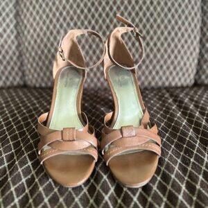 Worthington Brown Strappy Heels